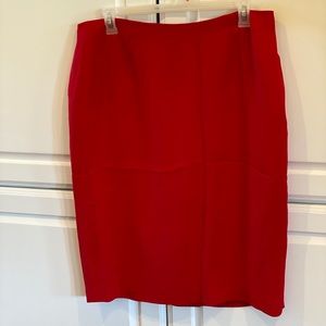 Red Pencil Skirt